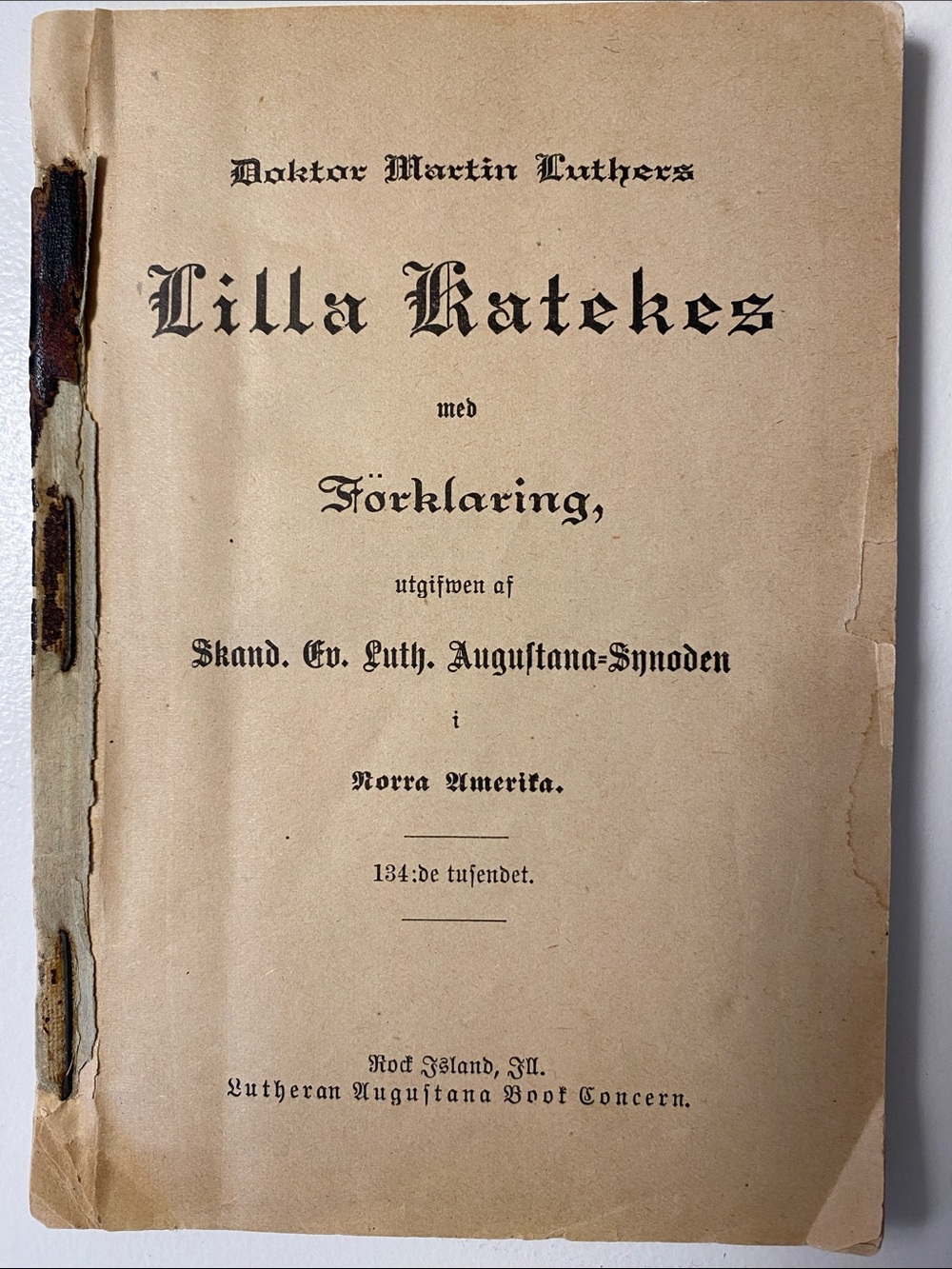 1879 • Martin Luther’s Small Catechism • Swedish